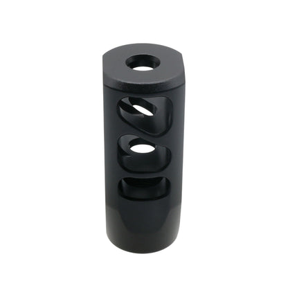 AR-15 Flat Tanker Ported Steel Muzzle Brake 1/2x28 BLACK NITRIDE