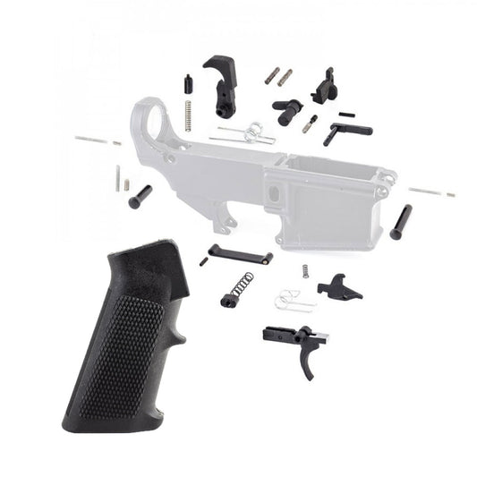 Lower Parts Kit w/ Standard Grip & Trigger Guard -DEALER